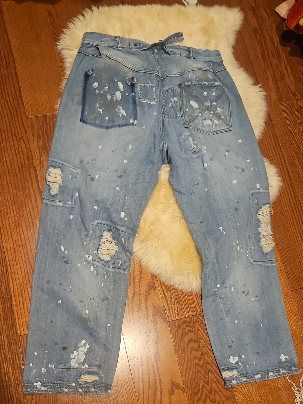 Magnolia Pearl Calico Miners Denim Pants - Picture 9 of 11